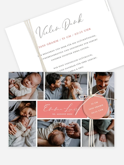 Geburtskarte Darling