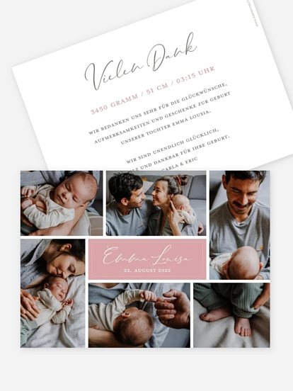 Geburtskarte Darling