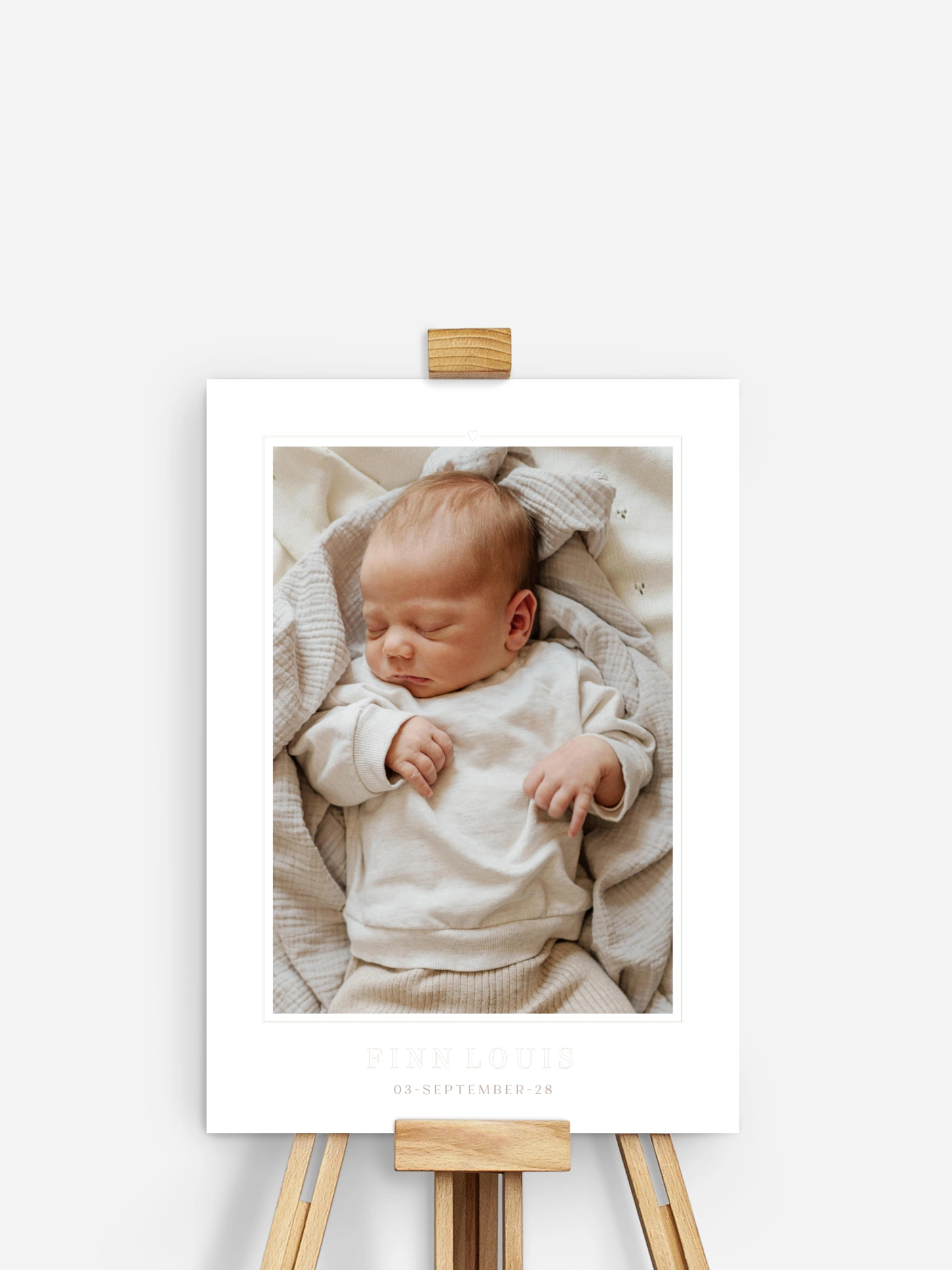 Poster Geburt Ein Herz voller Liebe