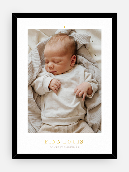 Poster Geburt Ein Herz voller Liebe