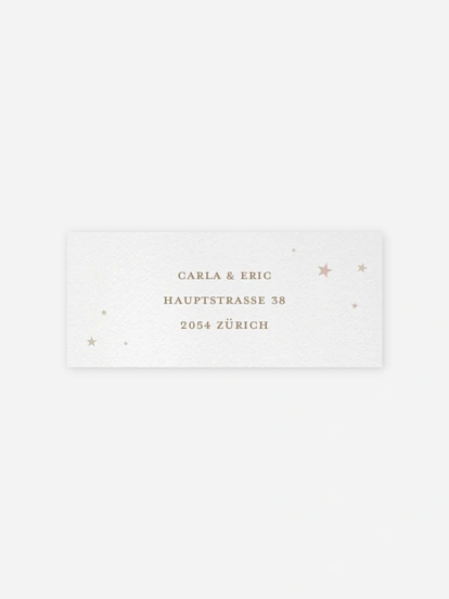 Absenderaufkleber Geburt Like Magic