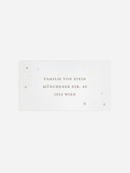 Empfängeraufkleber Geburt Like Magic