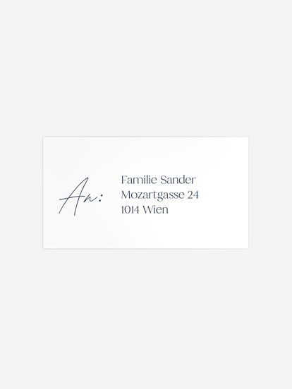 Empfängeraufkleber Geburt Erstes Hallo