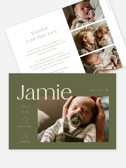 Geburtskarte Magie des Lebens