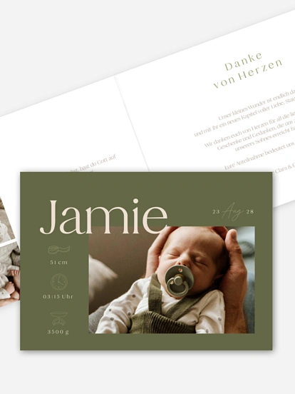 Geburtskarte Magie des Lebens