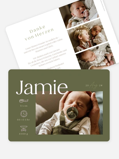 Geburtskarte Magie des Lebens