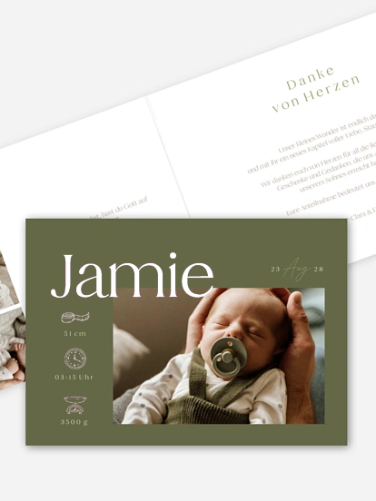 Geburtskarte Magie des Lebens