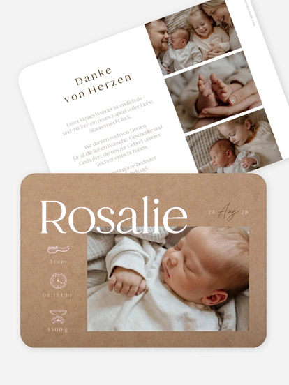 Geburtskarte Magie des Lebens