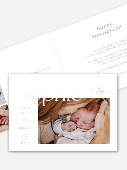 Geburtskarte Magie des Lebens