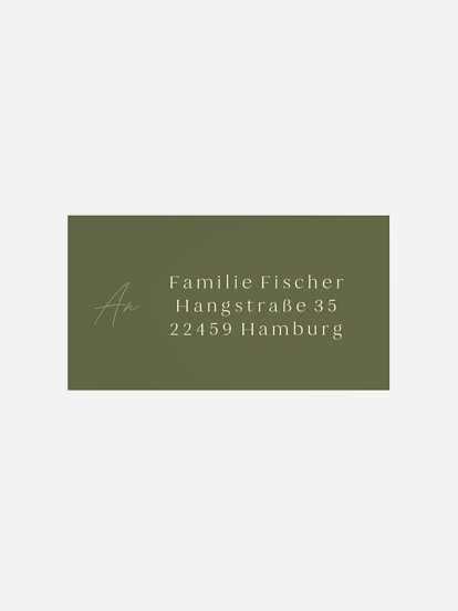 Empfängeraufkleber Geburt Magie des Lebens