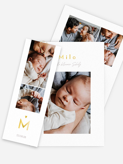 Geburtskarte Hallo Wunder