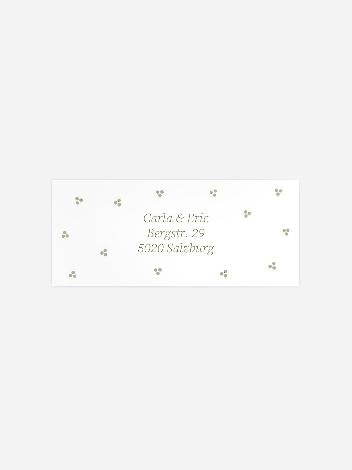 Absenderaufkleber Geburt Little Dots