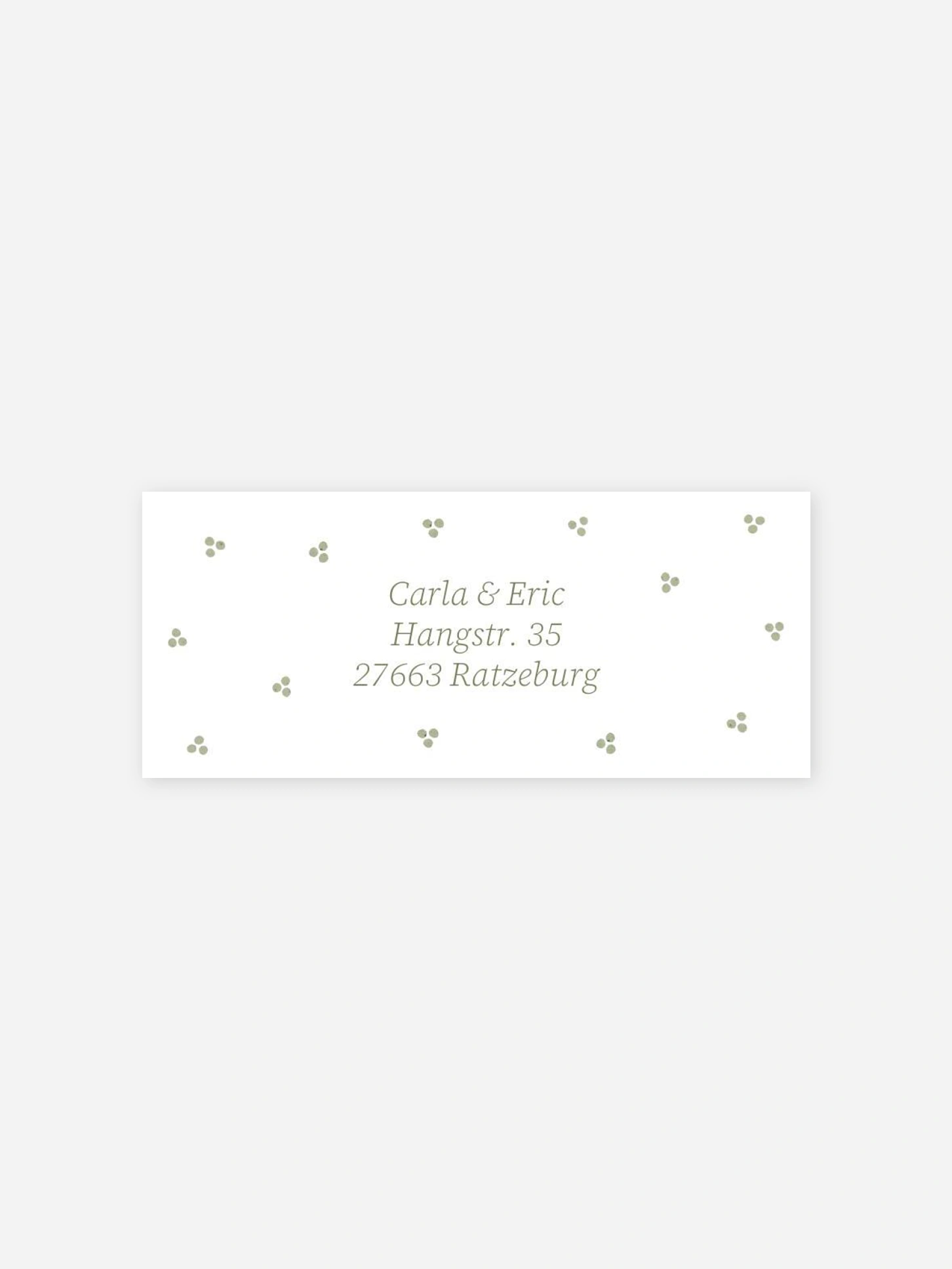 Absenderaufkleber Geburt Little Dots