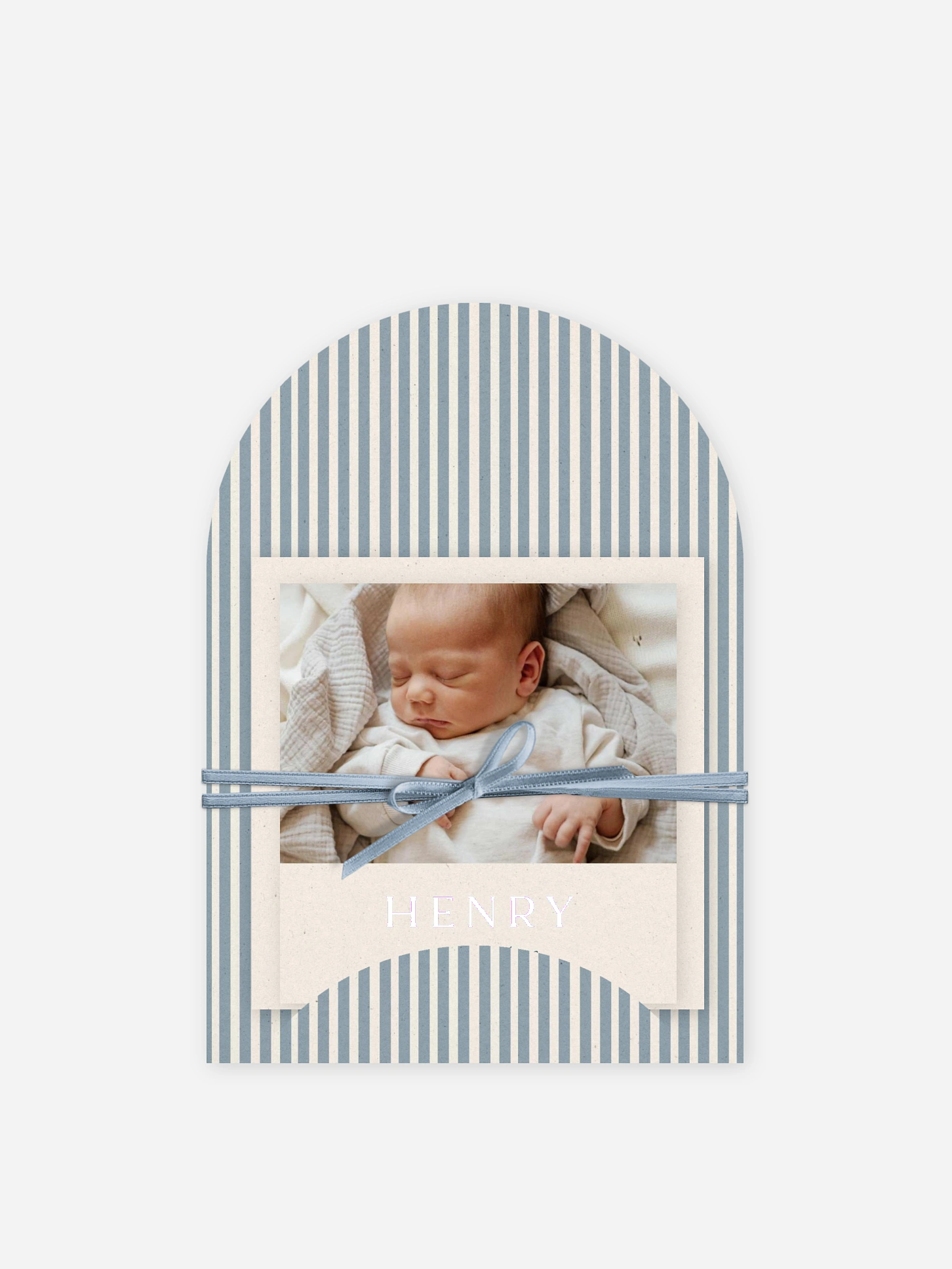 Geburtskarte Little Stripes