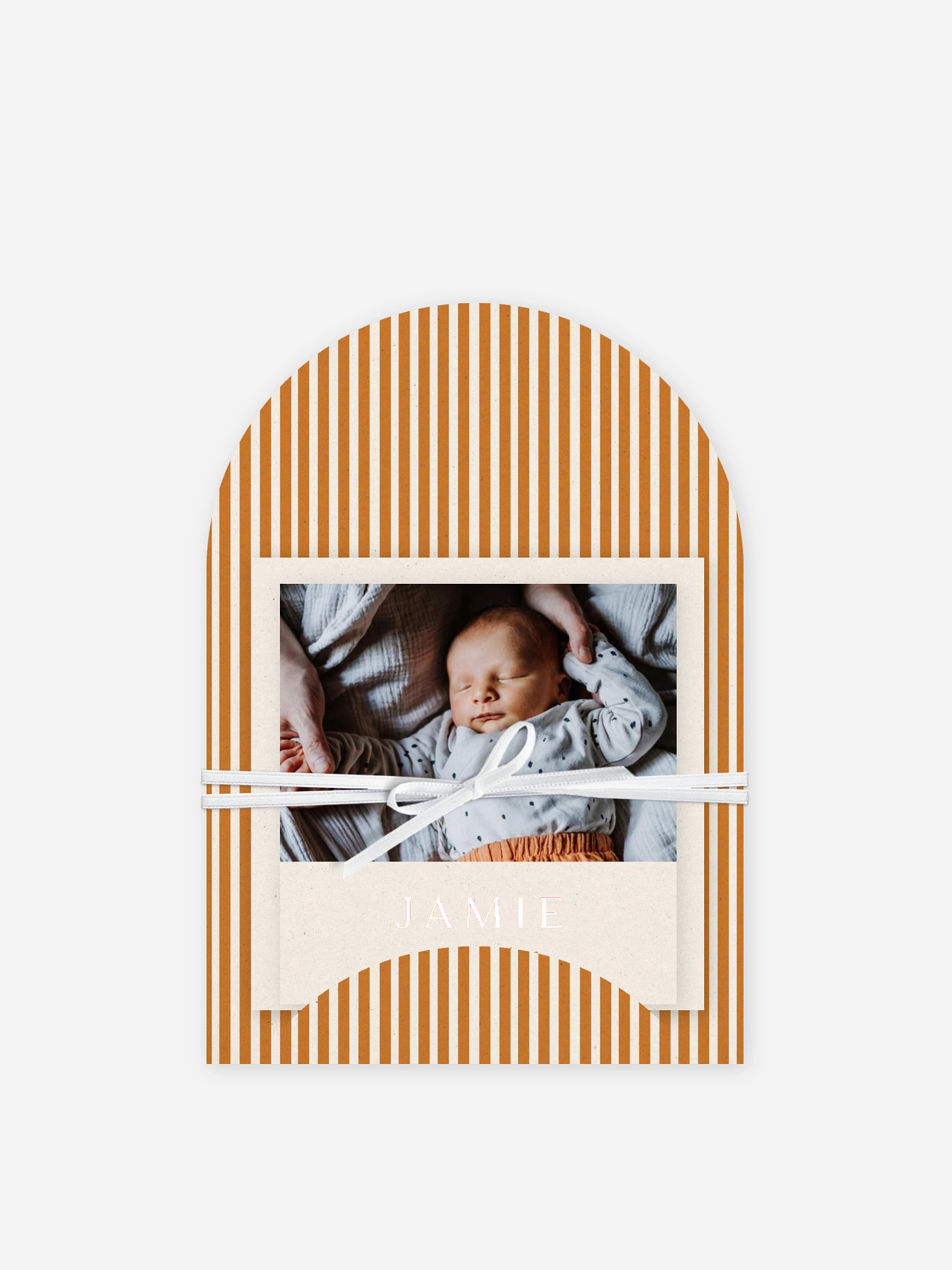 Geburtskarte Little Stripes