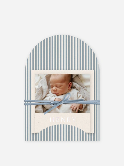 Geburtskarte Little Stripes