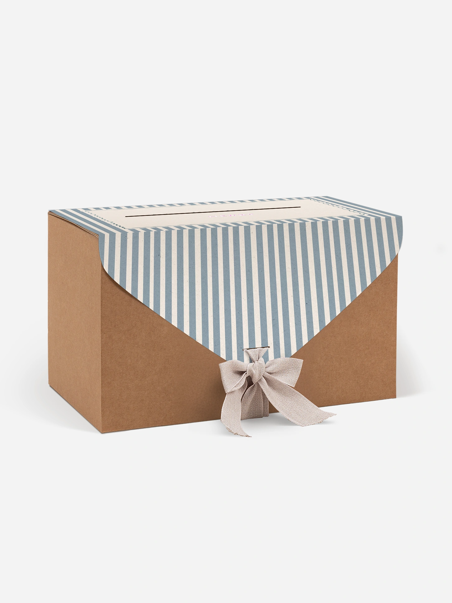 Kartenbox Taufe Little Stripes