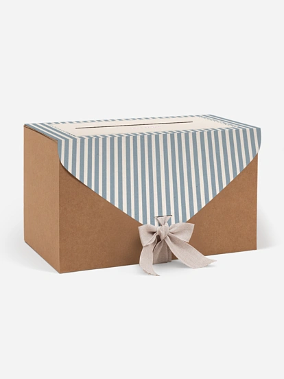 Kartenbox Taufe Little Stripes