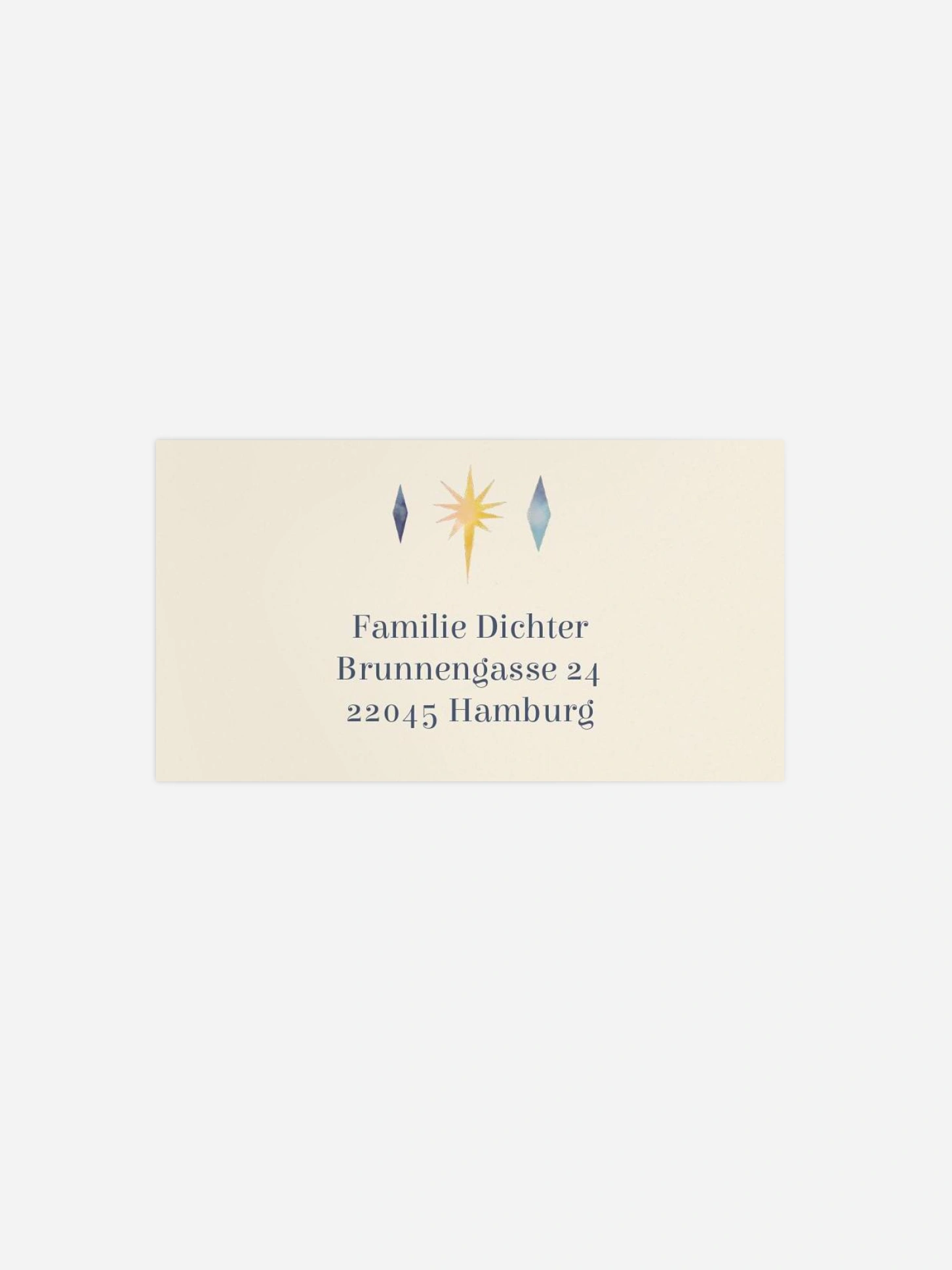 Empfängeraufkleber Geburt Manege frei