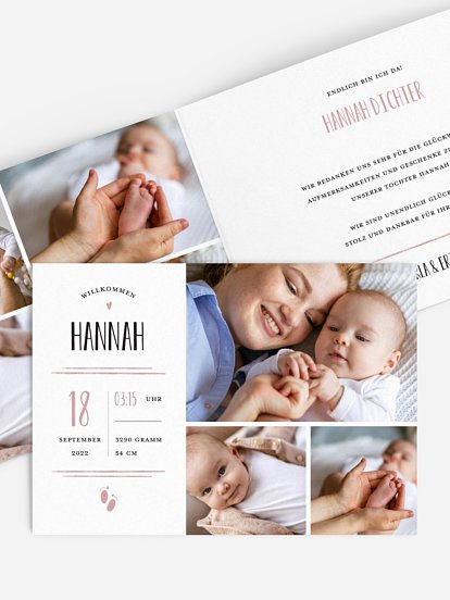 Geburtskarte Brightest Gift