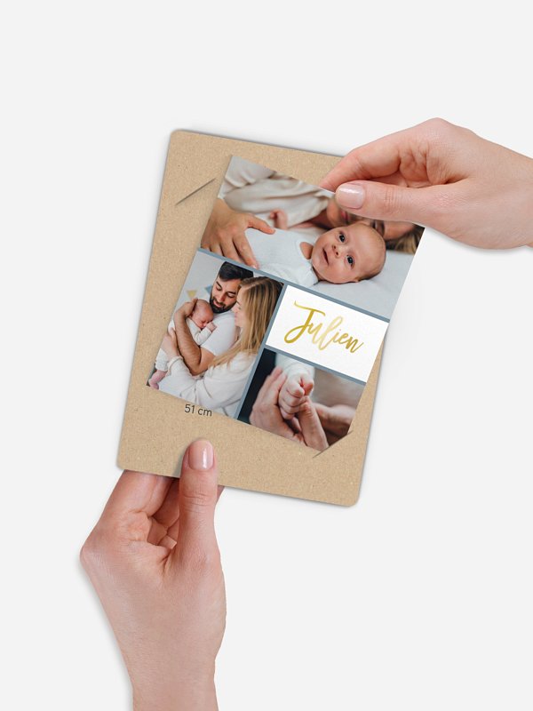 Faire-part naissance Bienvenue au monde