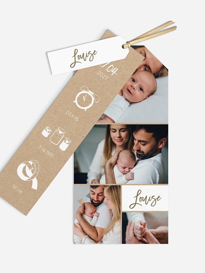 Faire-part naissance Bienvenue au monde