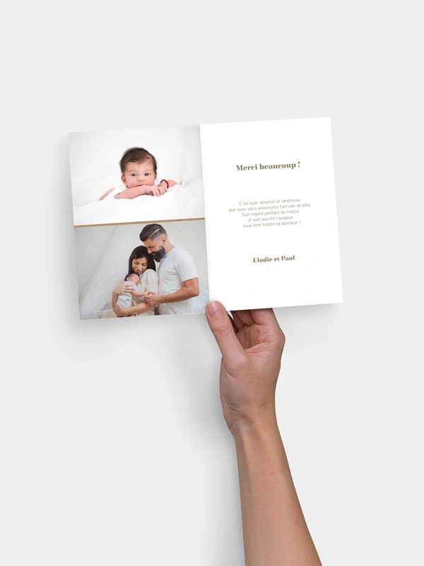 Faire-part naissance Le plus grand bonheur
