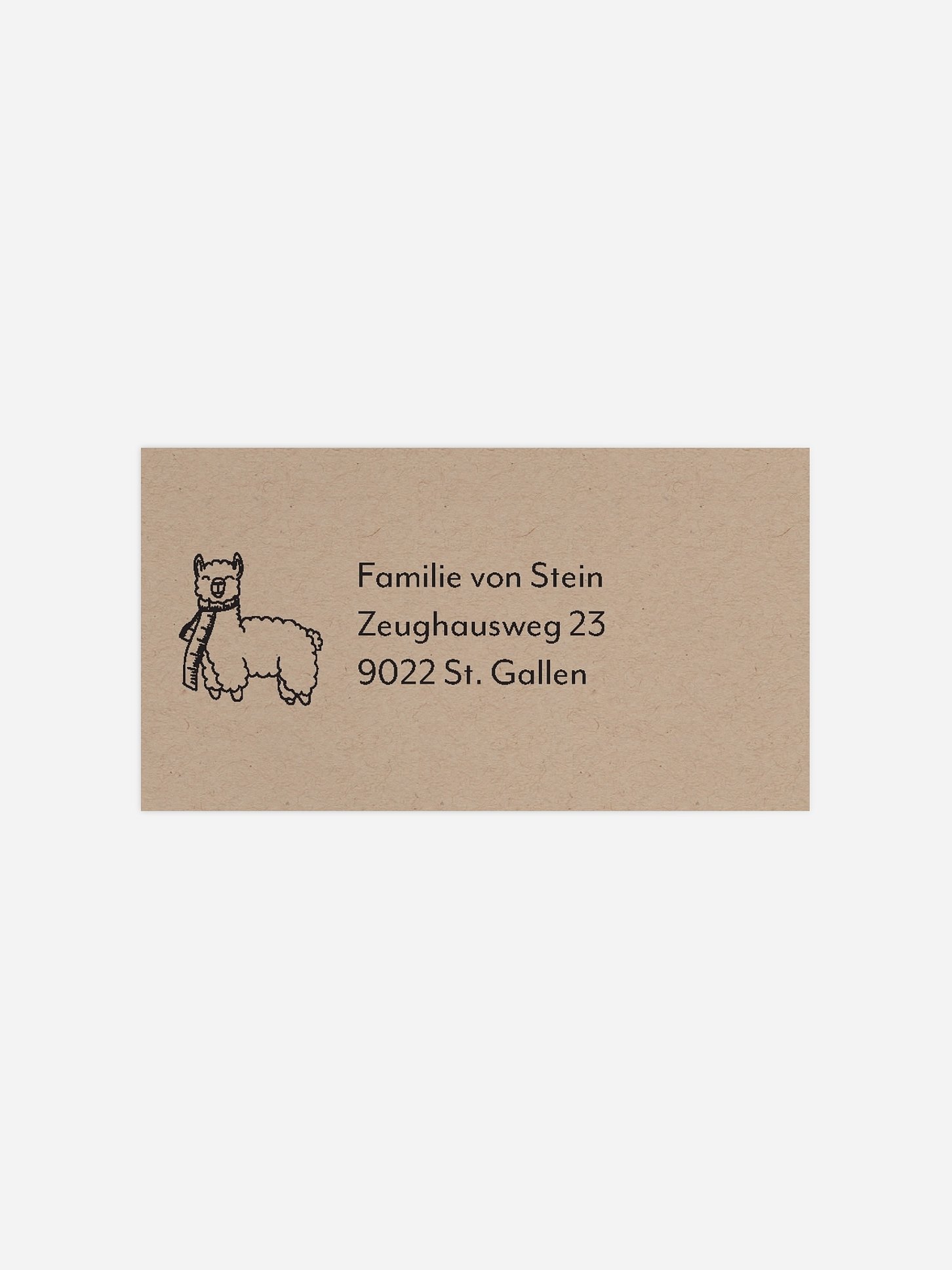 Empfängeraufkleber Geburt Kleine Freunde