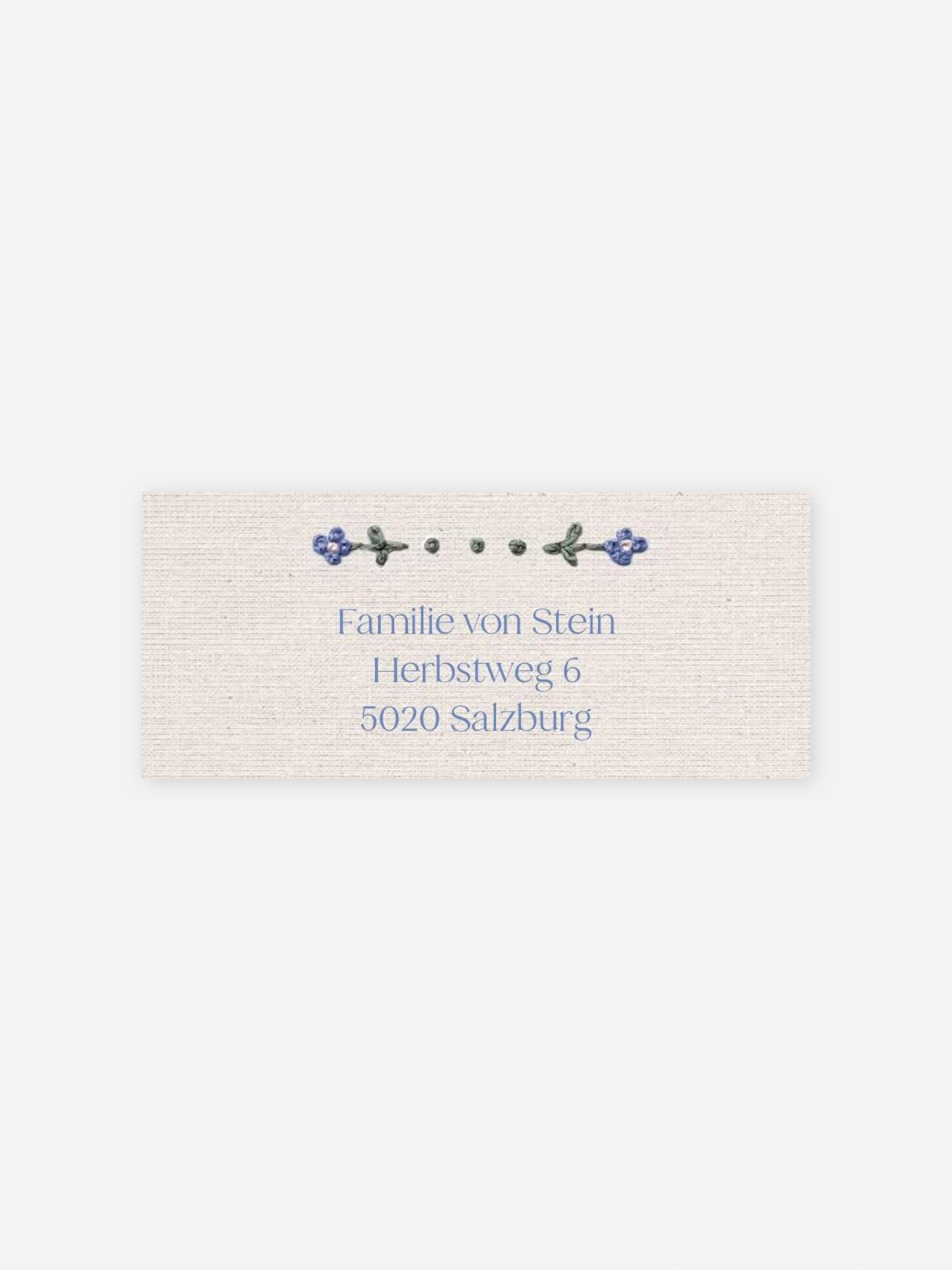 Absenderaufkleber Geburt Stitch of Love