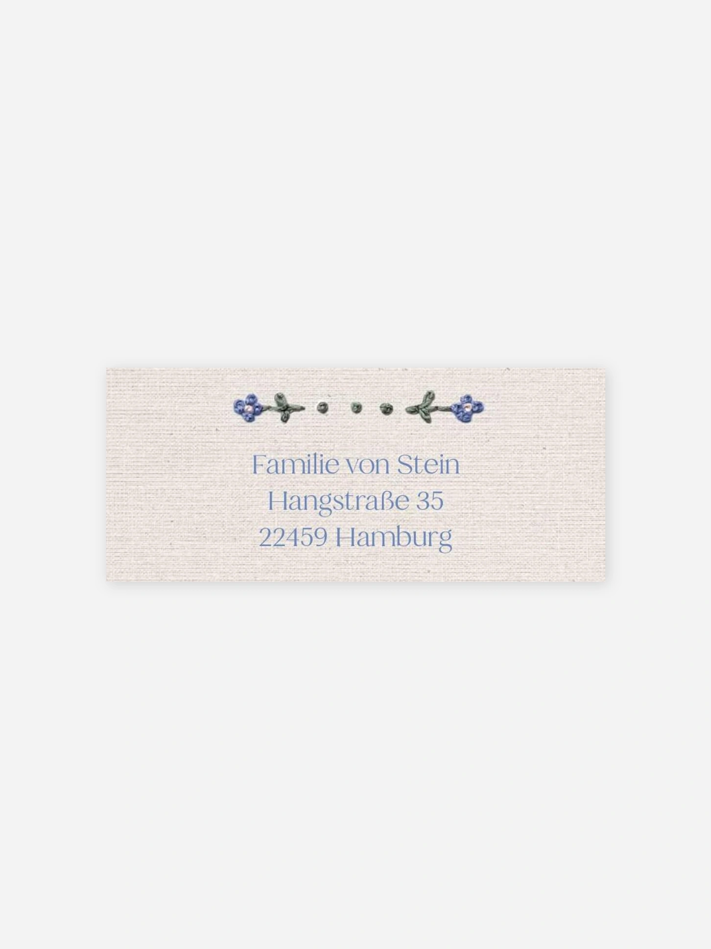 Absenderaufkleber Geburt Stitch of Love