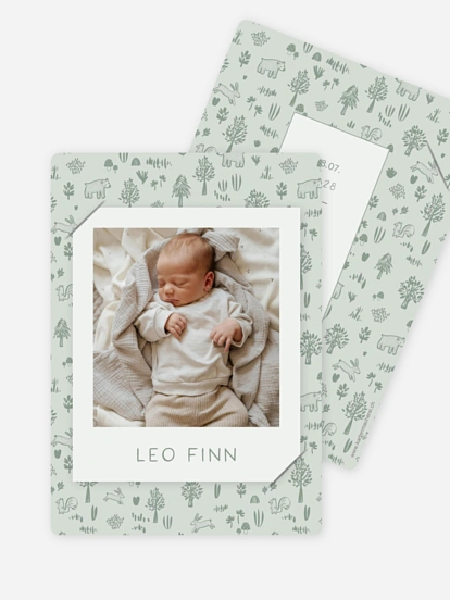 Geburtskarte Little Forest