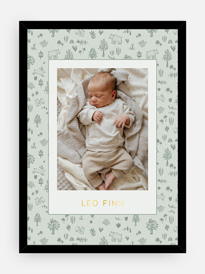 Poster Geburt Little Forest