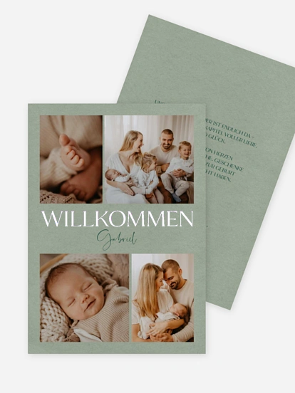 Geburtskarte First Light