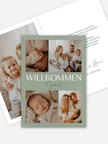 Geburtskarte First Light