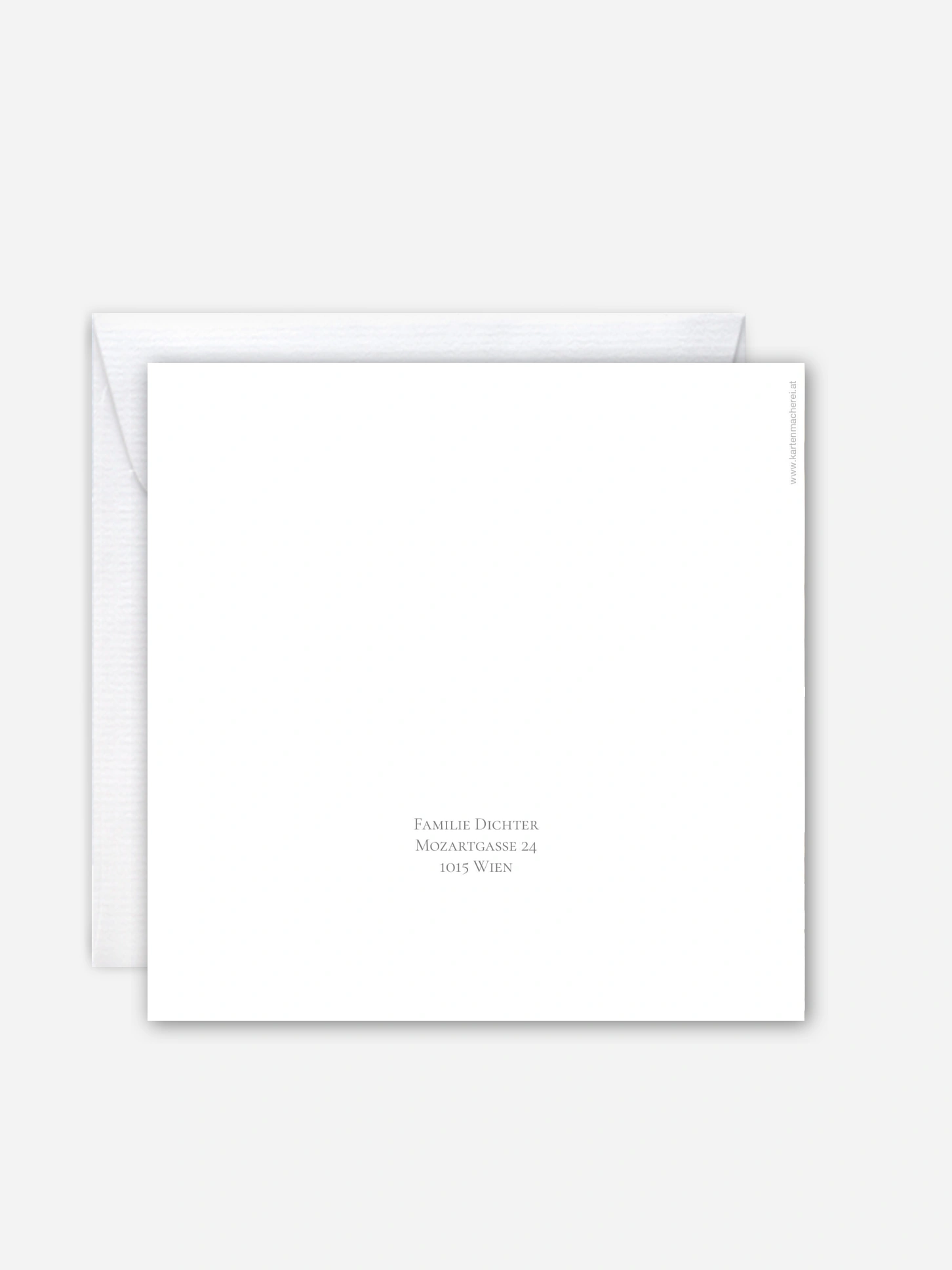 Geburtskarte Pure Letter
