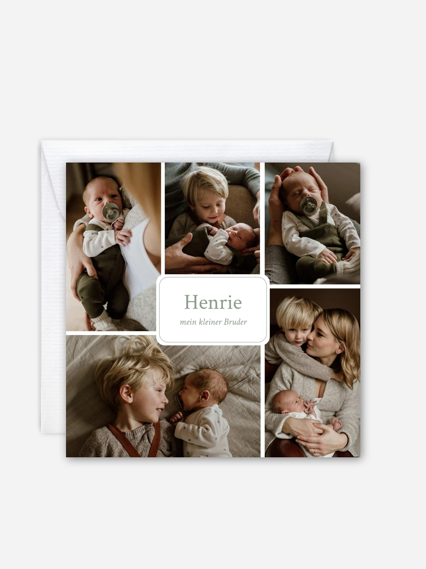 Geburtskarte Familienmoment