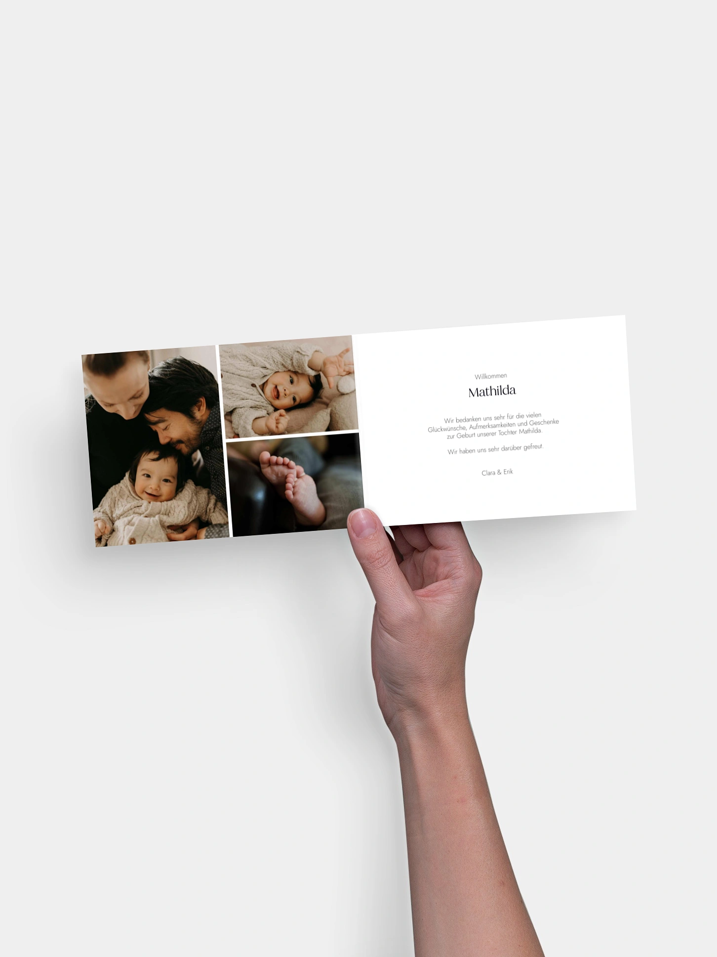 Geburtskarte Completion