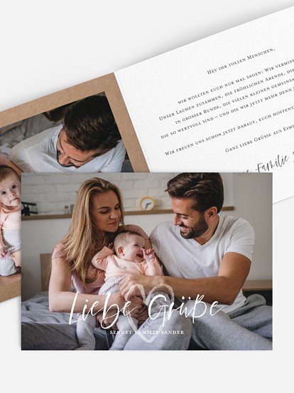 Grußkarte Geborgenheit