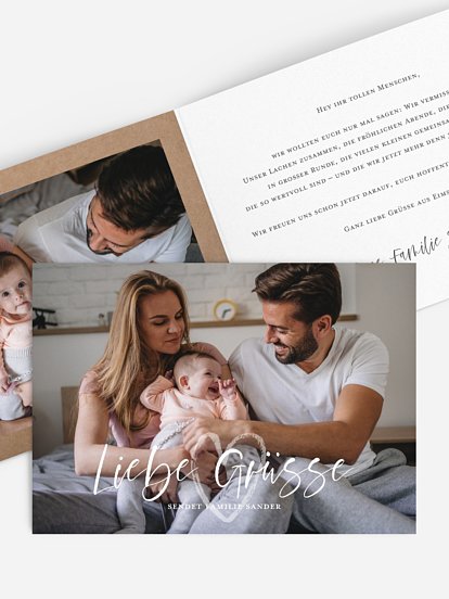 Grußkarte Geborgenheit