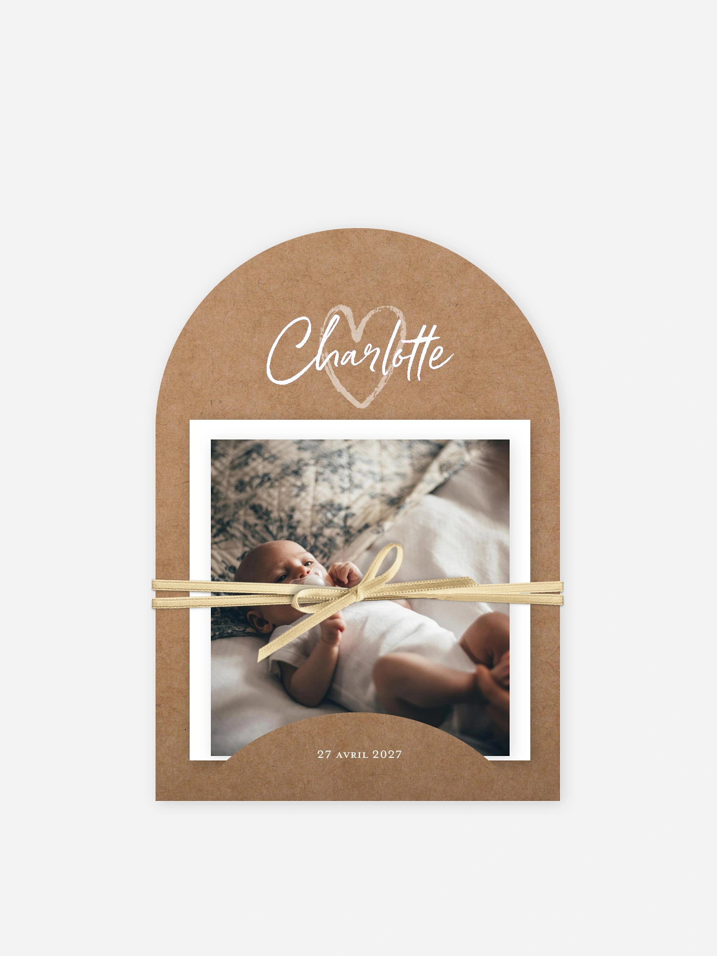 Faire-part naissance Cocon