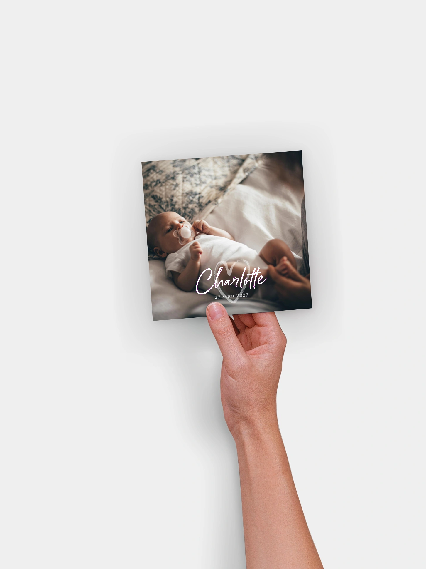 Faire-part naissance Cocon