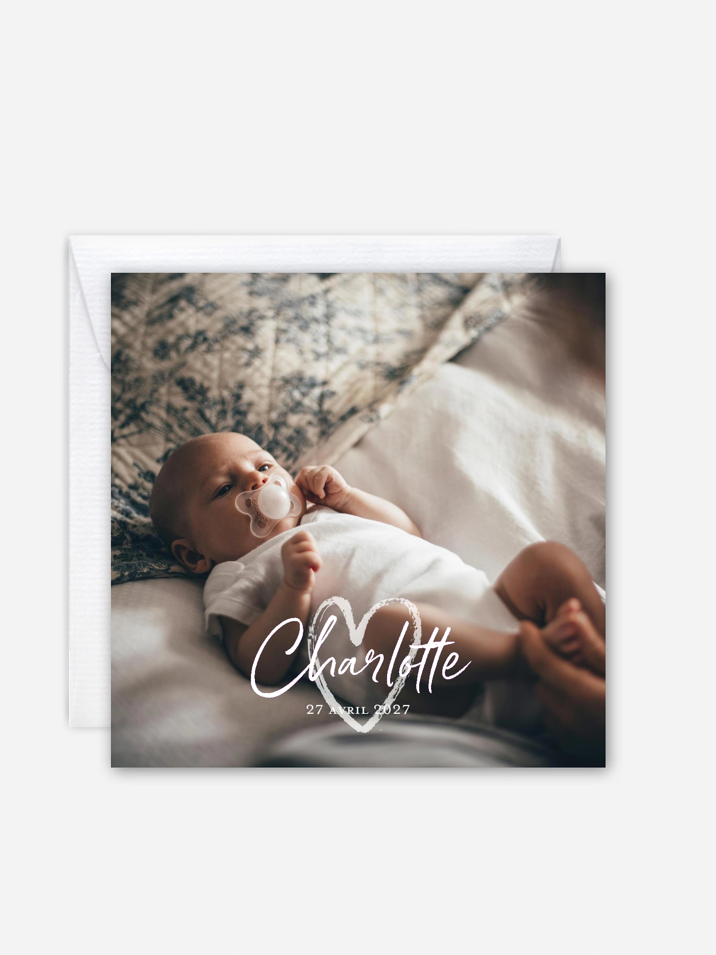 Faire-part naissance Cocon