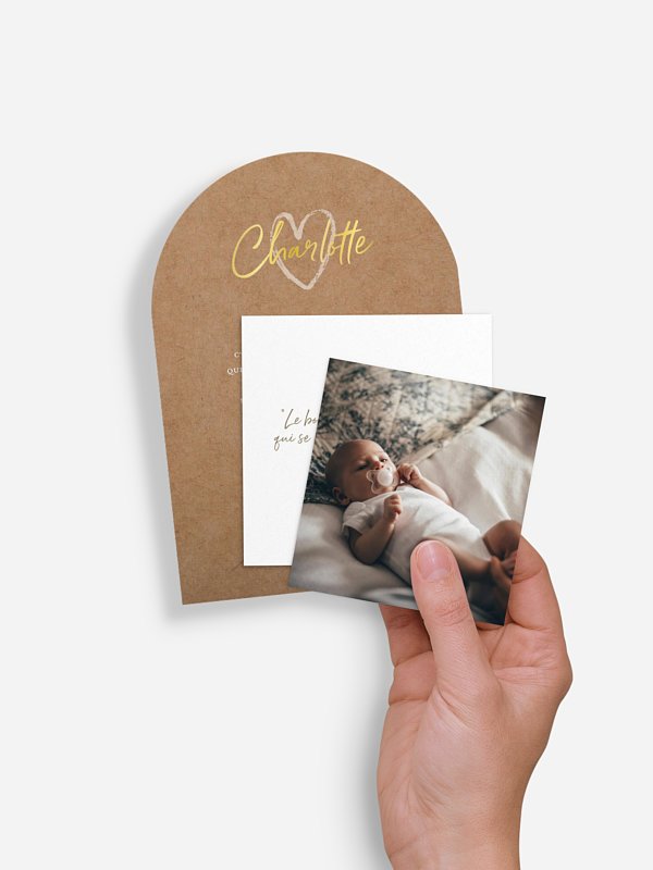 Faire-part naissance Cocon