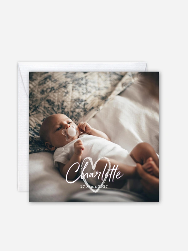 Faire-part naissance Cocon