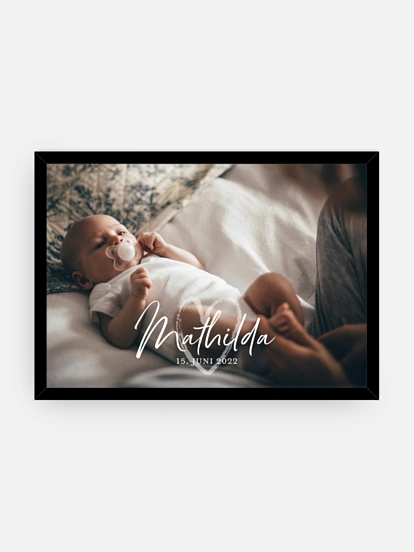 Poster Geburt Geborgenheit