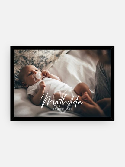 Poster Geburt Geborgenheit