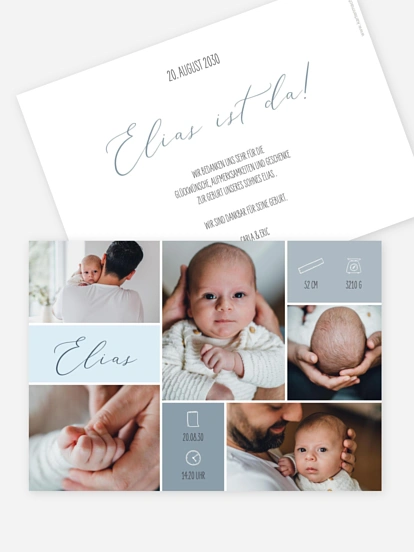 Geburtskarte Zauberhaft