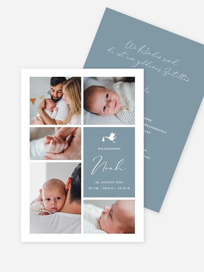 Geburtskarte Heaven sent