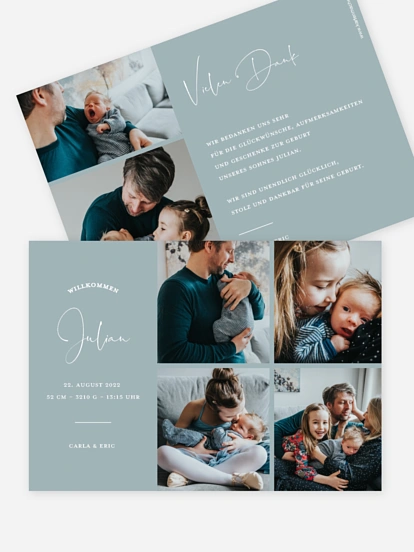 Geburtskarte First Look