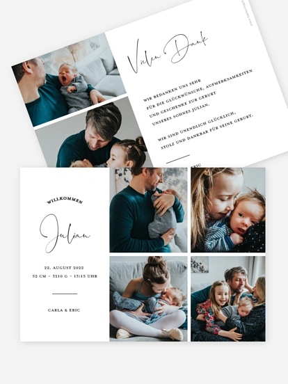 Geburtskarte First Look